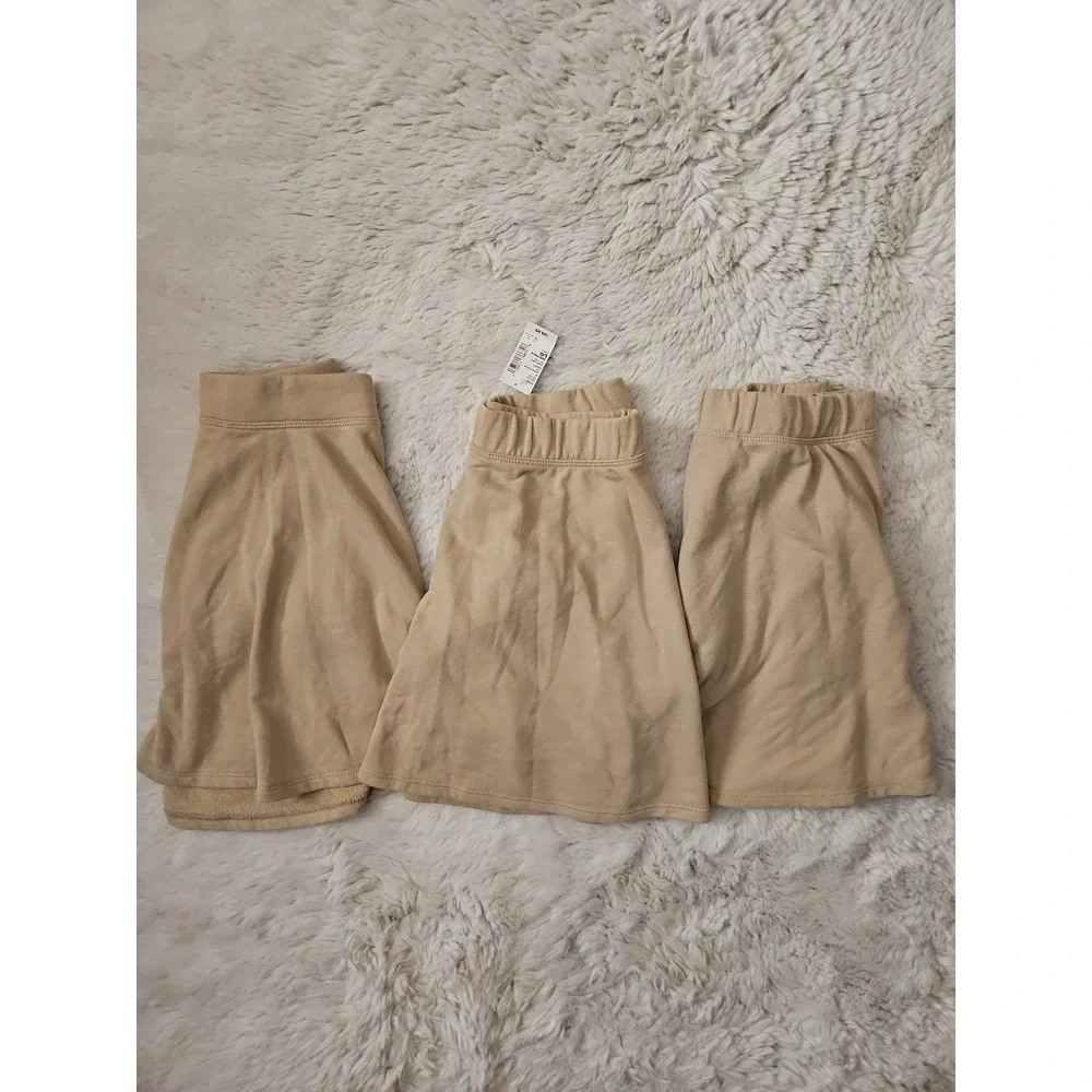 The Children's Place Tan Skort Girls Size L (10/12) Lot of 3 Skorts Active Skirt